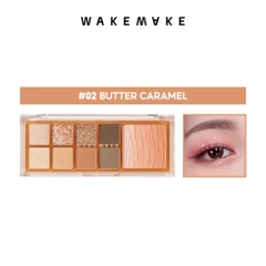 Bảng phấn mắt WAKEMAKE Mix Blurring Eye Palette #02 Butter Caramel 10g