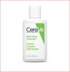 Sữa rửa mặt CERAVE mini Hydrating Cleanser Da Khô Xanh Lá 20ml