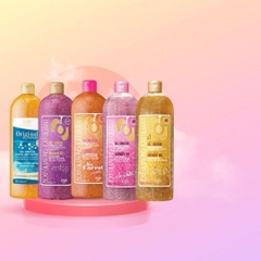 Sữa tắm có hạt tẩy da chết toàn thân FAIR AND WHITE 475ml và 940ml giúp làm sạch F&W Pháp chính hãng