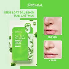 Mặt Nạ Mediheal Làm Dịu, Phục Hồi Da Mụn Double Calming Water 20ml