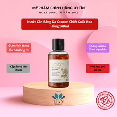 Nước Hoa Hồng Cocoon Chiết Xuất Từ Nghệ Hưng Yên toner 310ml