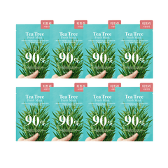 1 miếng  Mặt nạ BRING GREEN Teatree 90% Fresh Mask