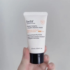 Mặt nạ ngủ Belif dưỡng ẩm & phục hồi sâu Super Knight Multi Vitamin Mask 75+25mlx2 ( Tuýp+Fullsize )