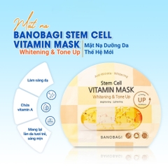 Mặt nạ Banobagi dưỡng da bổ sung Vitamin Vita Genic Jelly Mask Giấy Stemcell BANOBAGI dưỡng ẩm 30ml
