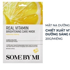 Mặt nạ dưỡng da Some By Mi ốc sên Real Snail skin barrier- cica calming care mask 20g - chính hãng