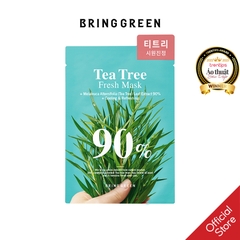 1 miếng  Mặt nạ BRING GREEN Teatree 90% Fresh Mask