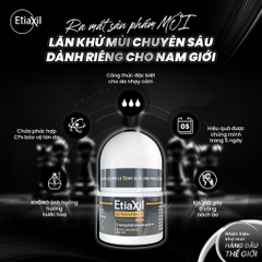 Lăn khử mùi EtiaXil Detranspirant Men Peaux Sensibles Roll-On 15ml - lăn khử mùi cho nam cao cấp