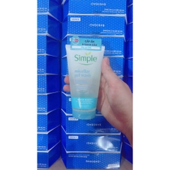 Sữa rửa mặt dạng gel Simple Micellar Gel Wash Water Boost cấp ẩm đa tầng & làm sạch sâu cho da 150ml