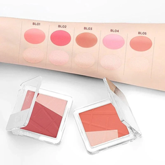 Phấn má hồng bắt sáng Vacosi Flaso Blush Set - phấn trang điểm siêu mịn Vacosi bền màu chính hãng