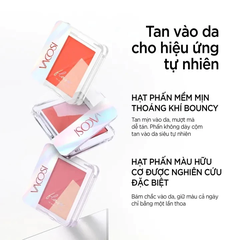 Phấn má hồng bắt sáng Vacosi Flaso Blush Set - phấn trang điểm siêu mịn Vacosi bền màu chính hãng