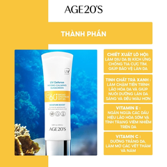 Minisize - Kem chống nắng cấp ẩm làm dịu da Age20's Uv Defense Hydro Calming Sunscreen SPF60+ 6ml