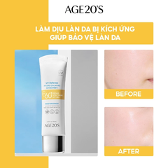 Minisize - Kem chống nắng cấp ẩm làm dịu da Age20's Uv Defense Hydro Calming Sunscreen SPF60+ 6ml