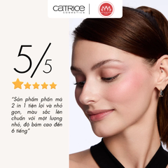 Bảng má hồng Catrice Blush Affair Cream & Powder Palette màu #010 Stunning Strawberry
