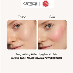 Bảng má hồng Catrice Blush Affair Cream & Powder Palette màu #040 Peach Passion