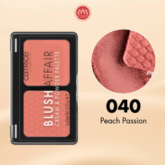 Bảng má hồng Catrice Blush Affair Cream & Powder Palette màu #040 Peach Passion