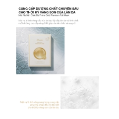Mặt nạ 24K JMsolution Prime Gold Premium Foil Mask 35ml - mặt nạ cao cấp nâng cơ chống lão hoá 30ml