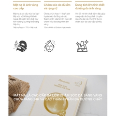 Mặt nạ 24K JMsolution Prime Gold Premium Foil Mask 35ml - mặt nạ cao cấp nâng cơ chống lão hoá 30ml