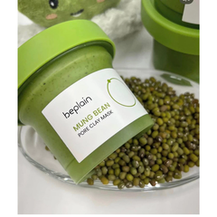 Mặt nạ đất sét đậu xanh Beplain Mung Bean Pore Clay Mask se khít lỗ chân lông giảm mụn đầu đen 120ml