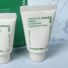 Sữa rửa mặt dưỡng ẩm da chiết xuất  trà xanh Innisfree Green Tea Hydrating Cleaning Foam Mini - 15g