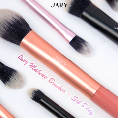 Bộ cọ trang điểm set 8 cây Jary Make Up Brush - màu cầu vồng kèm túi đựng da PU cao cấp chính hãng