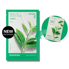 Mặt nạ Innisfree Green Tea Energy Mask 22ml - 1 miếng mặt nạ giấy innisfree trà xanh lành tính