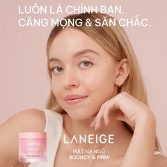 Mặt nạ ngủ Laneige Bouncy & Firm Sleeping Mask 60ml - tăng cường collagen, cấp ẩm dưỡng da căng bóng