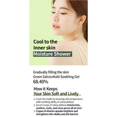 Kem dưỡng ẩm thuần chay Meideme chiết xuất Green Salvia Soothing Gel Moisturizer phục hồi da 70ml