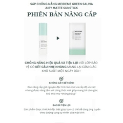 Thanh lăn chống nắng Meideme dưỡng ẩm thuần chay Green Salvia Airy Matte Sunstick SPF50+ PA++++ 18g