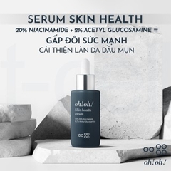 Serum oh! oh! Niacinamide 20% - tinh chất dưỡng sáng da - ohoh Skin Health giảm thâm nám - 10ml/30ml
