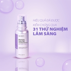 Tinh chất Dr Pepti sủi bọt serum Peptide tím Volume Master Essence trắng da, thu nhỏ lỗ chân lông 50ml 105ml dr.pepti