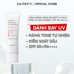 Kem chống nắng Dr.Pepti Plus Tone up - Blue Serenity UV Sunscreen SPF50+ PA++++ 50ml [Mẫu mới]