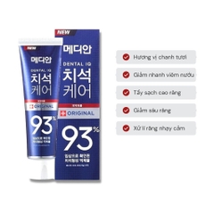 KEM ĐÁNH RĂNG MEDIAN 93% SỐ 1 Hàn QUỐC Dental IQ Chính hãng Làm trắng răng - Ngăn mảng bám 120g