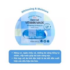 Mặt nạ Banobagi dưỡng da bổ sung Vitamin Vita Genic Jelly Mask Giấy Stemcell BANOBAGI dưỡng ẩm 30ml