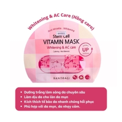Mặt nạ Banobagi dưỡng da bổ sung Vitamin Vita Genic Jelly Mask Giấy Stemcell BANOBAGI dưỡng ẩm 30ml