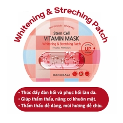Mặt nạ Banobagi dưỡng da bổ sung Vitamin Vita Genic Jelly Mask Giấy Stemcell BANOBAGI dưỡng ẩm 30ml