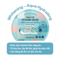 Mặt nạ Banobagi dưỡng da bổ sung Vitamin Vita Genic Jelly Mask Giấy Stemcell BANOBAGI dưỡng ẩm 30ml
