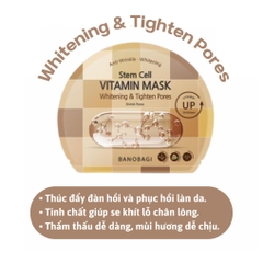 Mặt nạ Banobagi dưỡng da bổ sung Vitamin Vita Genic Jelly Mask Giấy Stemcell BANOBAGI dưỡng ẩm 30ml