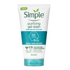 Sữa Rửa Mặt Simple Skin To Skin Refreshing Facial Wash Gel Cho Da Nhạy Cảm 150ml