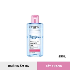 Nước Tẩy Trang Loreal 3-in-1 Micellar Water L'oreal Paris 400ml Xanh Đậm Sạch Sâu - Xanh Nhạt - Hồng Dưỡng Ẩm