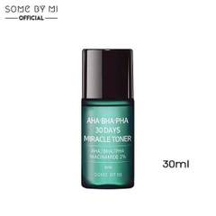 Nước Hoa Hồng Some By Mi AHA-BHA-PHA 30 Days Mirac Toner Làm Sạch Da, Tẩy Da Chết 30ml- 150ml