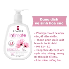 Dung dịch vệ sinh nữ giới Ya samaya Intimate của Nga 265ml - ddvs phụ nữ yasamaya mẫu mới chính hãng