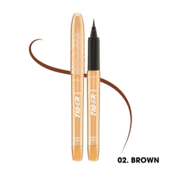 Bút Kẻ Mắt Lemonade Super Natural Eyeliner Super Tiger Màu Đen | Nâu Siêu Mảnh Sắc Nét Chống Trôi 1g - Daothinhuquynh