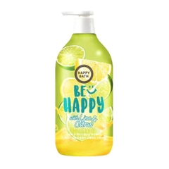 Sữa Tắm Cao Cấp Chiết Xuất Thiên Nhiên Happy Bath Natural Body Wash 900ml | Lúa Mạch | Nước Hoa | Cozy | Hoa Anh Đào
