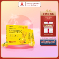 Bột Uống Vitamin C Tăng Sức Đề Kháng, Cải Thiện Da Goinbe Premium Vita C Hàn Quốc 20 gói 40g