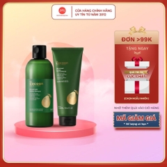 Set Dầu Gội Xả Bưởi Cocoon Giảm Rụng & Kích Thích Mọc Tóc 310ml- 500ml