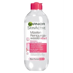 Nước Tẩy Trang GARNIER Micellar Water Skin Mizellen Reinigungs Wasser All in 1 Hồng -Vàng - Xanh 400ml