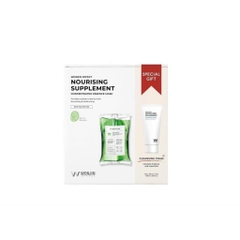 Hộp mặt nạ Wonjin Effect Essence Mask 10 miếng tặng sữa rửa mặt Vàng Toning - Đỏ Rejuvenation - Xanh Dương Hydro Rise - Xanh Lá Nourishing