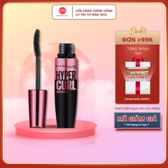 Mascara Làm Dài Và Cong Mi, Không Lem Không Trôi Maybelline The Hyper Curl Mascara 9.2ml
