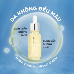 Tinh chất 9Wishes dưỡng da Serum 9 Wishes Ampule 25ml Hydra - Vitamin - Calm - Pine - Collagen - Oxygen