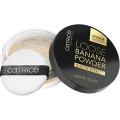 Phấn phủ dạng bột Catrice Loose Banana Powder cố định lớp trang điểm và che khuyết điểm 5g